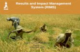 Results and Impact Management System (RIMS) Implementation Workshop Bamako 8-11 March 2005.