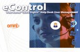 Omni eControl. New Features in Version 2.x - Manage Mixed Networks: eDirectory, Active Directory, GroupWise, Exchange eControl Version 2.0 New Features.