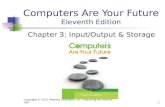 Computers Are Your Future Eleventh Edition Chapter 3: Input/Output & Storage Copyright © 2011 Pearson Education, Inc. Publishing as Prentice Hall1.