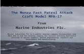 The Monza Fast Patrol Attack Craft Model MPA-17 From Marine Industries Plc. Marine Industries Plc is a public limited company incorporated June 2013 and.