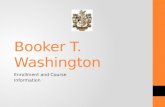 Booker T. Washington Enrollment and Course Information.