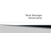 Test Planning Test Design Test Analysis Test Design Techniques Static Techniques Dynamic Techniques Choosing A Test Design Technique Test Design Specification.