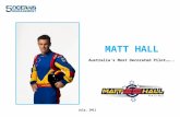 MATT HALL Australias Most Decorated Pilot…….. July, 2011.