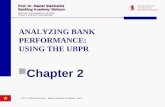ANALYZING BANK PERFORMANCE: USING THE UBPR Chapter 2 Prof. Dr. Rainer Stachuletz Banking Academy Vietnam Based upon: Bank Management 6th edition. Timothy.