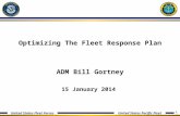 1 United States Fleet Forces United States Pacific Fleet 15 January 2014 Optimizing The Fleet Response Plan ADM Bill Gortney.
