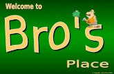 © Copyright _ Bros Place 2003 The very first St. Patrick's Day parade was not in Ireland. It was in Boston in 1737.