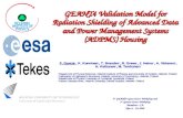 GEANT4 Validation Model for Radiation Shielding of Advanced Data and Power Management Systems (ADPMS) Housing 4 th GEANT4 Space Users Workshop and 3 rd.