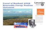 Forest of Bowland AONB Renewable Energy Position Statement.