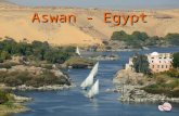 Aswan - Egypt Corniche - Aswan Tomb Of Aga Khan – in front of Aswan.