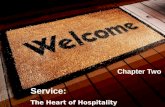 Service: The Heart of Hospitality Chapter Two. Customer/Customer Needs Satisfying Customer Needs Hospitality Employees Customer Relation Techniques 4.