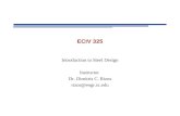 ECIV 325 Introduction to Steel Design Instructor Dr. Dimitris C. Rizos rizos@engr.sc.edu.