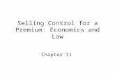Selling Control for a Premium: Economics and Law Chapter 11.