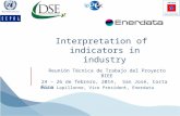 Interpretation of indicators in industry Bruno Lapillonne, Vice President, Enerdata Reunión Técnica de Trabajo del Proyecto BIEE 24 – 26 de febrero, 2014,