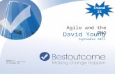 David Young September 2011 Agile and the PMO Version 2.1 Prepared by: David Young 21 st September 2011 Stand 25.