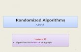 Randomized Algorithms Randomized Algorithms CS648 1