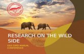 RESEARCH ON THE WILD SIDE OGS 53RD ANNUAL CONFERENCE.