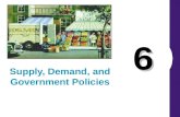 6 Supply, Demand, and Government Policies. Copyright © 2004 South-Western/Thomson Learning 2 Supply, Demand, and Government Policies In a free, unregulated.