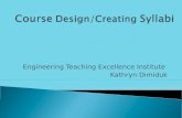 Engineering Teaching Excellence Institute Kathryn Dimiduk.