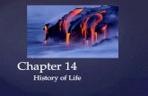 { Chapter 14 History of Life. Biogenesis: states that all living things come from other living things. It is our current understanding of the life process.