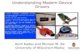Understanding Modern Device Drivers Asim Kadav and Michael M. Swift University of Wisconsin-Madison.