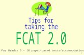 1 For Grades 3 – 10 paper-based tests/accommodations.