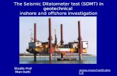 The Seismic Dilatometer test (SDMT) in geotechnical inshore and offshore investigation  Prof Marchetti.