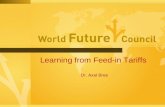 Learning from Feed-in Tariffs Dr. Axel Bree. Roadmap of Presentation Introducing WFC The Problem Policy Solutions Design of Feed-in Tariffs Tariff Period.