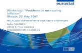 HICP 1 Workshop: "Problems in measuring inflation" Skopje, 22 May 2007 HICP, past achievements and future challenges Jarko PASANEN Unit D-4: Price Statistics.