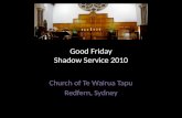 Good Friday Shadow Service 2010 Church of Te Wairua Tapu Redfern, Sydney.