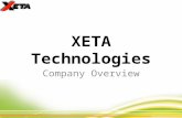 XETA Technologies Company Overview. National integrator of communication technologies – Extensive converged infrastructure/services portfolio – Headquartered.