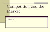 Competition and the Market Chapter 7. The function of Price Price brings quantity supplied in line with quantity demanded. As a good becomes relatively.
