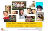 Reaching Generations of Hispanics Media, Marketing and Communications Presented by: Carlos Alcazar, President & CEO – Hispanic Communications Network.