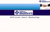 Affiliate Email Marketing. mlc Concept Scope Inbox matter's sample model Clients Criteria Affiliate Partner With Profiled Database Partner 1 Partner.