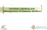 Nutrition Labelling and Management of Diabetes Mellitus.