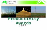 Productivity Awards. Best Productivity Zone 1 - North Coast 14.85.