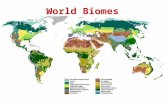 World Biomes. Biomes Regions of the world with similar physical environments Named for most conspicuous types of vegetation Climate factors Rainfall (precipitation)