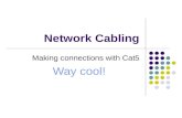 Network Cabling Making connections with Cat5 Way cool!