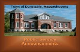 Public Service Announcements Town of Dunstable, MassachusettsTown of Dunstable, Massachusetts.
