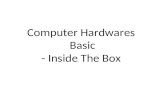 Computer Hardwares Basic - Inside The Box. Computer Hardwares Basic Outline Introduction to computer hardwares Basic operations Inside the box Motherboard.