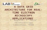 A DATA GRID ARCHITECTURE FOR REAL-TIME ELECTRON MICROSCOPY APPLICATIONS F. Mighela 1, C. Perra 2 1 Telemicroscopy Laboratory, 2 DIEE.