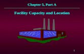 1 Facility Capacity and Location Chapter 5, Part A.