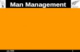 Man Management July 20081 Man Management July 20082 Who? Why? How? What?