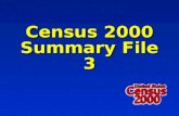 Census 2000 Summary File 3. Census 2000 Short Form and Long Form Short form Long form.
