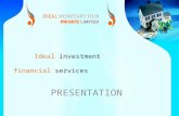 Ideal investment financial services PRESENTATION.