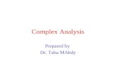Complex Analysis Prepared by Dr. Taha MAhdy. Complex analysis importance Complex analysis has not only transformed the world of mathematics, but surprisingly,