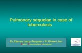 Pulmonary sequelae in case of tuberculosis. Sequelae 1 Radiological images: - retraction and fibrosisRadiological images: - retraction and fibrosis -