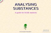 ANALYSING SUBSTANCES A guide for GCSE students KNOCKHARDY PUBLISHING 2010 SPECIFICATIONS.