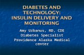 Amy Urbanus, RD, CDE Diabetes Specialist Providence Alaska Medical center.