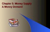Chapter 5: Money Supply & Money Demand. Chapter`s Outlines Definition of money Supply Supply of Money and Market interest The Demand for Money, & Three.