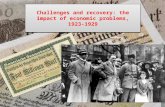 Challenges and recovery: the impact of economic problems, 1923-1929.
